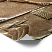 Afzonderlijke weergave van boerenleidende koe tot poster (Hoek)