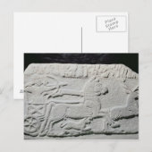 Afzonderlijke weergave van een hertenjacht briefkaart (Voorkant / Achterkant)