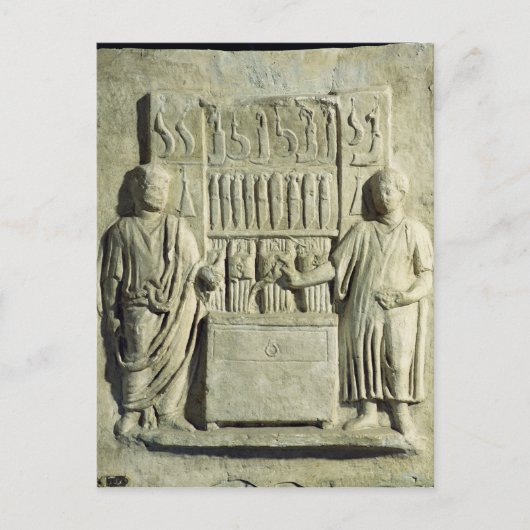 Afzonderlijke weergave van een messenmakerij briefkaart (Voorkant)