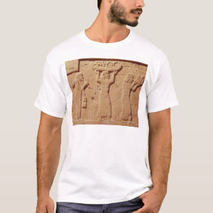 Afzonderlijke weergave van porters met cadeaus t-shirt
