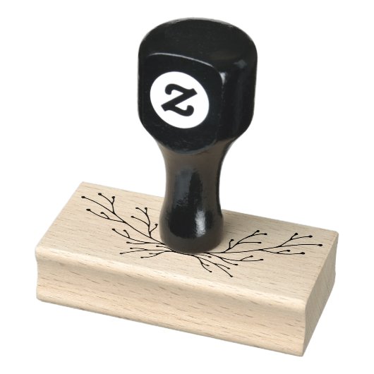 Afzonderlijke wintertakken Monogram Rubberstempel (Stempel)