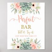 Afzuigbordje voor parfait Bar Poster (Voorkant)