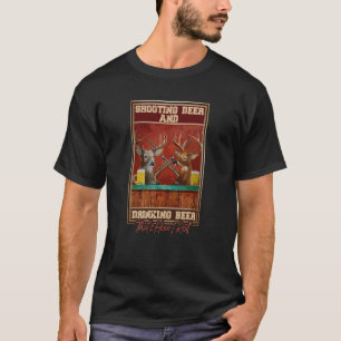 Afzuigerapparaat en Drink bierjacht T-shirt