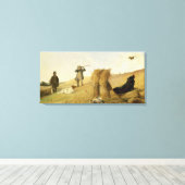 Afzuigingspartner boven honden (zie ook 63637) canvas afdruk (Insitu (Houten vloer))