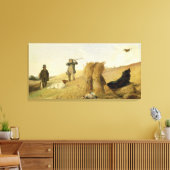 Afzuigingspartner boven honden (zie ook 63637) canvas afdruk (Insitu (Woonkamer))