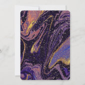 Afzuigkap, Confetti Stone Marble Afstuderen Kaart (Achterkant)