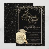 Afzuigkap, Disco Ball-Confetti, Afstuderen van wij Kaart (Voorkant / Achterkant)