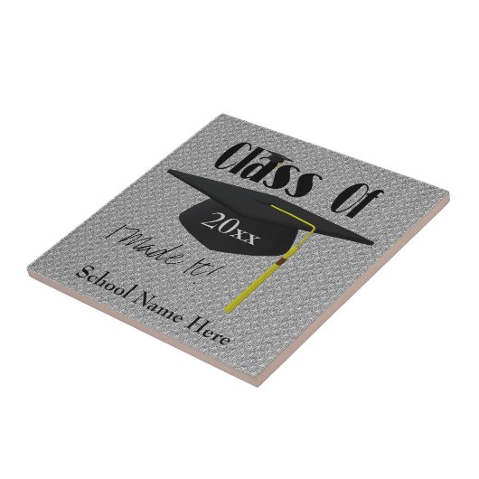 Afzuigkap en tassel Keepomwille gepersonaliseerd Tegeltje (Zijkant)