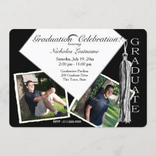 Afzuigkap en tassel met foto's kaart