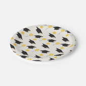 Afzuigkap met ballonstaarpatroon papieren bordje (Gekanteld)