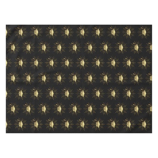 Afzuigkap met Golden Starburst Tafelkleed (Voorkant (Horizontaal))