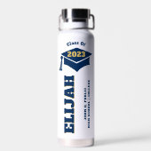 Afzuigkap - Tassel Blue Gold Class of 2023 Waterfles (Achterkant)