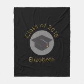 Afzuigkap voor de zwarte klasse van 20xx fleece deken (Voorkant)