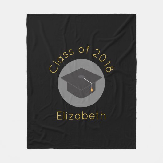 Afzuigkap voor de zwarte klasse van 20xx fleece deken (Voorkant)