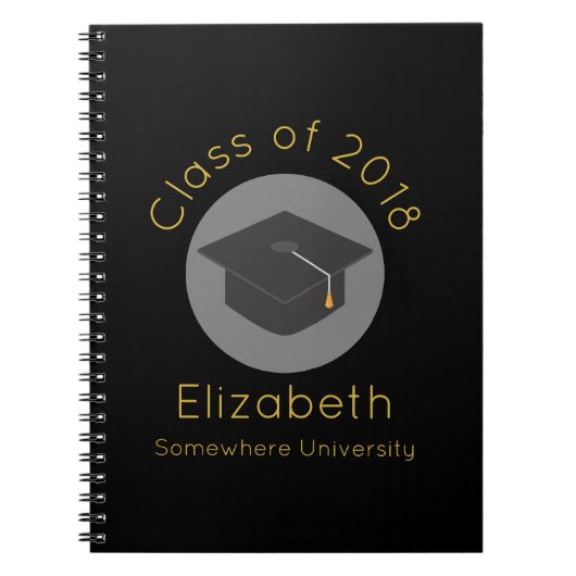 Afzuigkap voor de zwarte klasse van 20xx notitieboek (Voorkant)