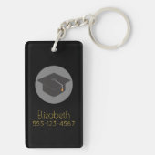 Afzuigkap voor de zwarte klasse van 20xx sleutelhanger (achterkant)