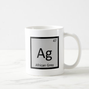 Ag - Afrikaanse Grijze Chemie Periodiek Systeem El Koffiemok