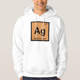Ag - Agamemnon Griekse Scheikunde Periodiek Systee Hoodie