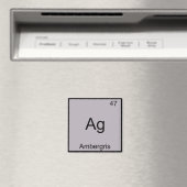 Ag - Ambergris Grappige Chemie Element Symbool T-s Magneet (Insitu (Vaatwasser))