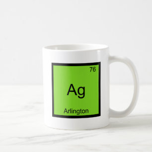 Ag - Arlington City Chemie Elementsymbool T-shirt Koffiemok