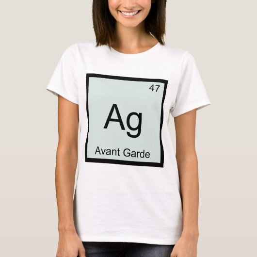 Ag - Avant Garde Chemie Elements Symbool T-Shirt (Voorkant)