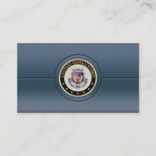 AG Corps Regimental Insignia [3D] Visitekaartje