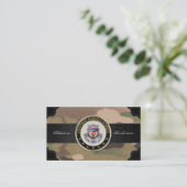 AG Corps Regimental Insignia [3D] Visitekaartje (Staand voorkant)