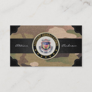 AG Corps Regimental Insignia [3D] Visitekaartje