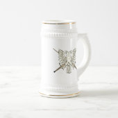 AG Gold en White Eagle Stein Bierpul (Voorkant rechts)