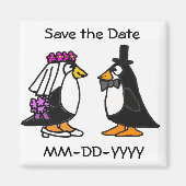 AG- Pinguïn Bewaar de datum Magneten (Voorkant)