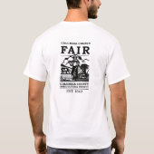 Ag Society Heren Witte T-shirt (Achterkant)
