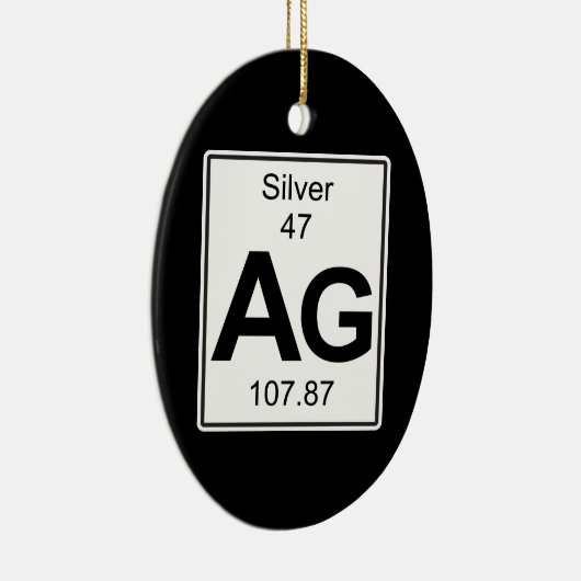 AG - Zilver Keramisch Ornament (Rechts)