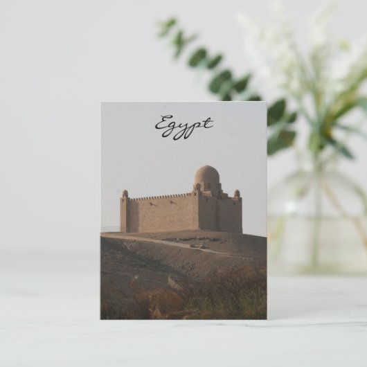 aga khan mausoleum briefkaart (Staand voorkant)