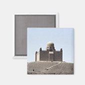 Aga Khan Tomb, Aswan, woestijn Egypte Magneet (Voorkant / Achterkant)