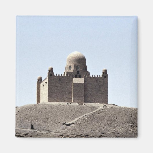 Aga Khan Tomb, Aswan, woestijn Egypte Magneet (Voorkant)