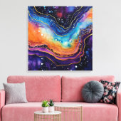 Agaat Art Stretched Canvas Afdruk (Insitu (Woonkamer))