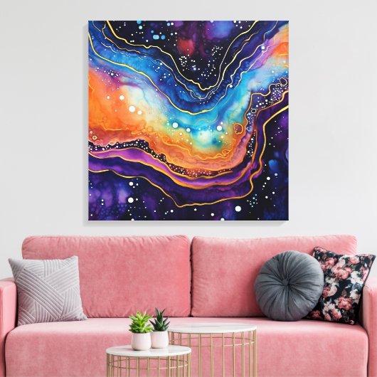 Agaat Art Stretched Canvas Afdruk (Insitu (Woonkamer))