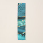 Agaat Blauwgroen Blauw Goud Marmer Aqua Turquoise  Sjaal<br><div class="desc">Sjaal met Agaat Blauwgroen Blauw Goud Glitter Marmer Aqua Turquoise Geode Gift - of Voeg Jouw naam / Tekst - Maak uw speciale Sjaals Gift! Formaat wijzigen en verplaatsen of verwijderen / toevoegen van tekst / elementen met aanpassingstool! Ontwerp door MIGNED! Zie mijn andere projecten/design en schilderijen. Je kunt mijn...</div>