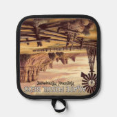 Agaat Fossiele Bedden Nationaal Monument Kerstmis Pannenlap (Voorkant)