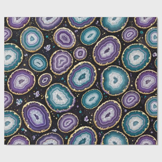 Agaat Geode Inpakpapier (Vlak)