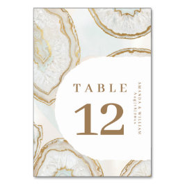 Agaat Kwarts Achtergrond Tafel Nummerkaart Kaart