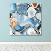 Agaat Marmer Canvas Kunst (Insitu (Houten vloer))