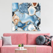 Agaat Marmer Canvas Kunst (Insitu (Woonkamer))