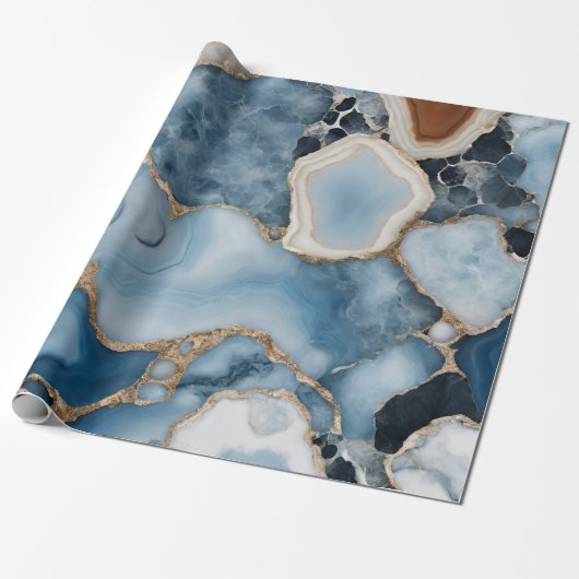 Agaat marmer inpakpapier (Uitgerold)