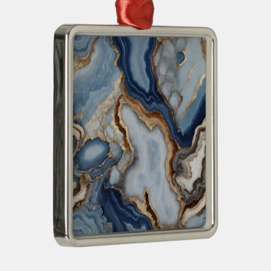 Agaat Marmer Kerstmis Ornament (Rechts)