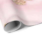 Agaat Marmer Modern Blauw Roze Goud Collectie Cadeaupapier (Rol Hoek)