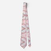 Agaat Marmer Modern Blauw Roze Goud Collectie Stropdas (Voorkant)