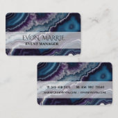 Agaat Marmer ontwerp Visitekaartje (Voorkant / Achterkant)