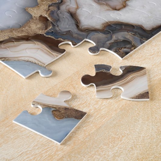 Agaat Marmer Puzzel Legpuzzel (Zijkant)
