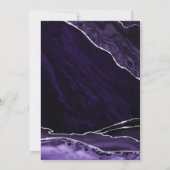 Agaat Paarse Goud 90e Verjaardag Kaart (Achterkant)